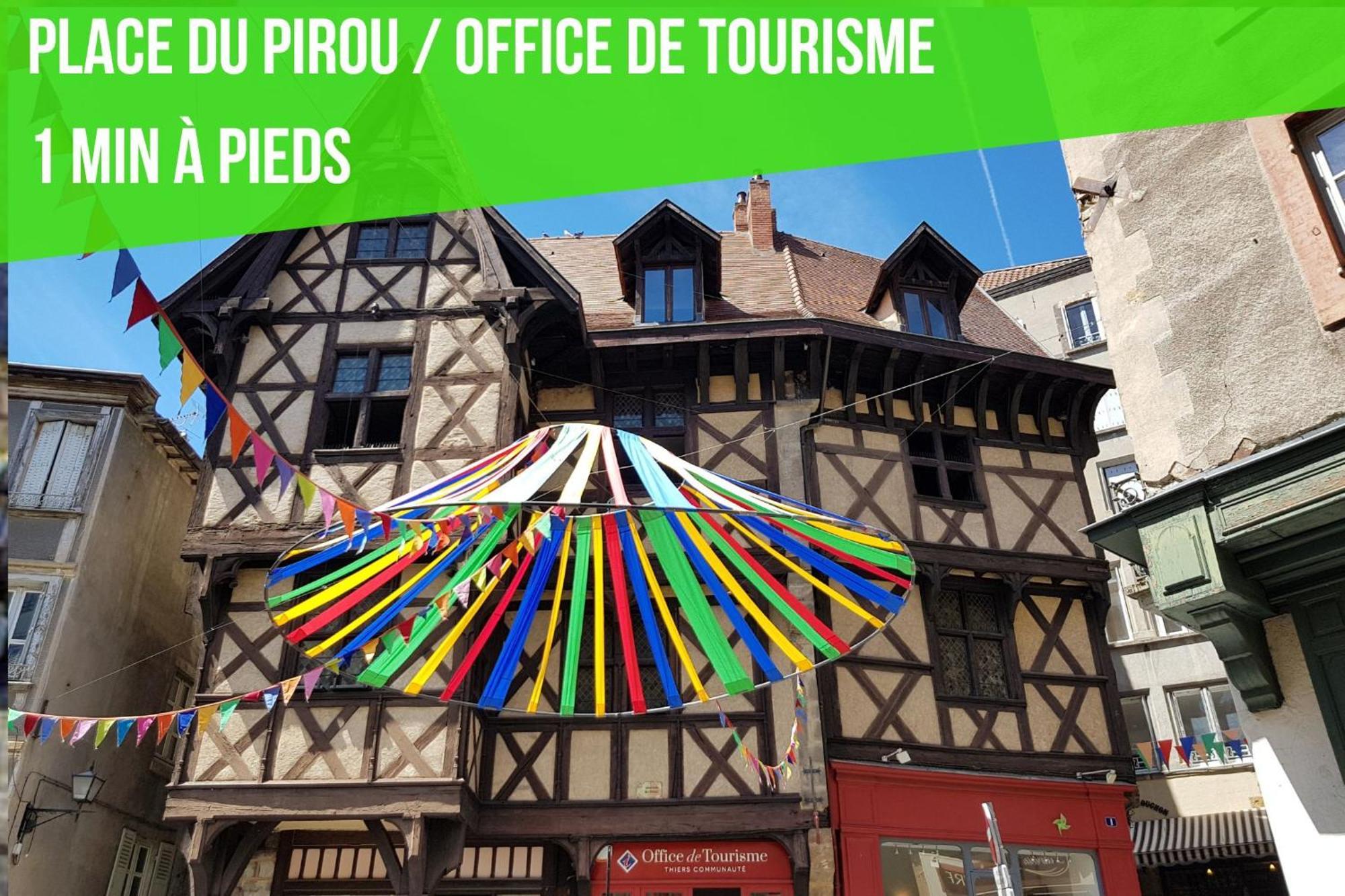 Le Petit Pirou # Cosy # Halte Auvergne Thiers Exteriér fotografie